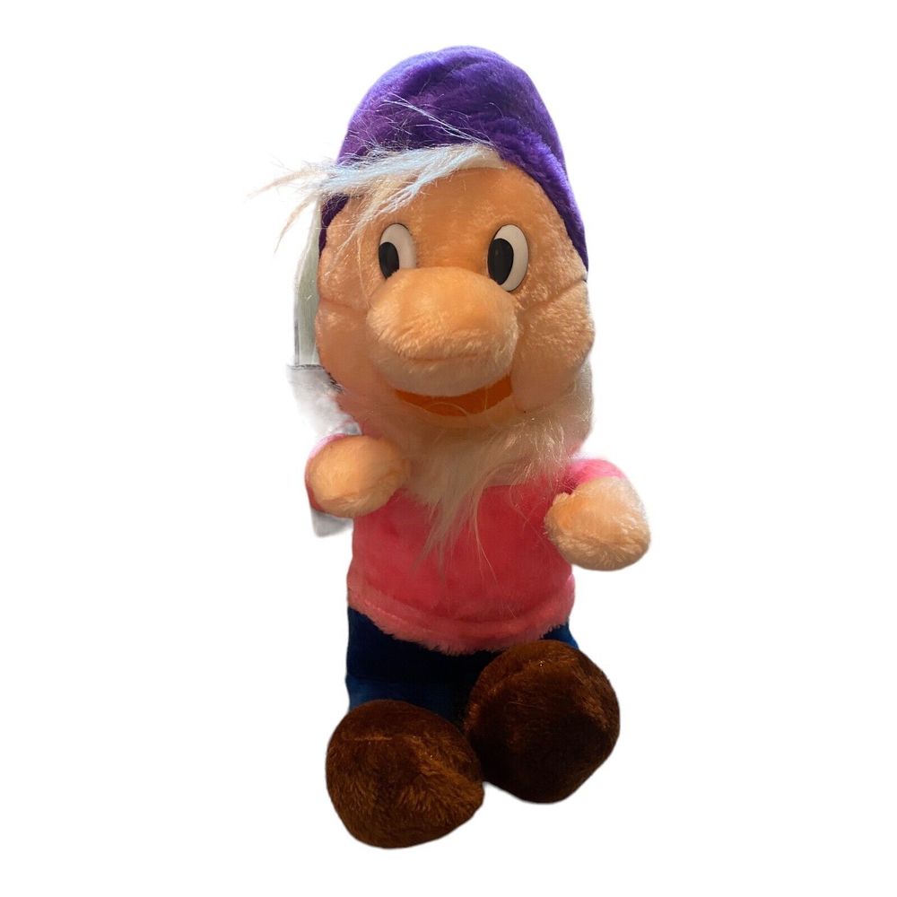 RARE ACE Novelty Co Snow White Seven Dwarfs Bashful Stuffed Animal Plush Toy 22”